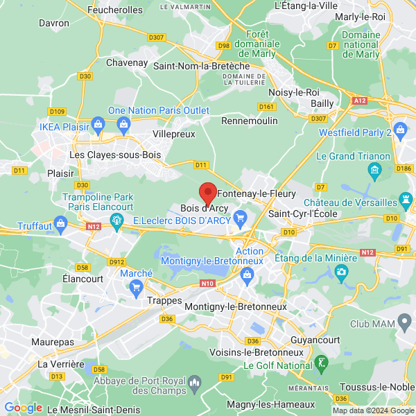 Bois-d'Arcy - Google map