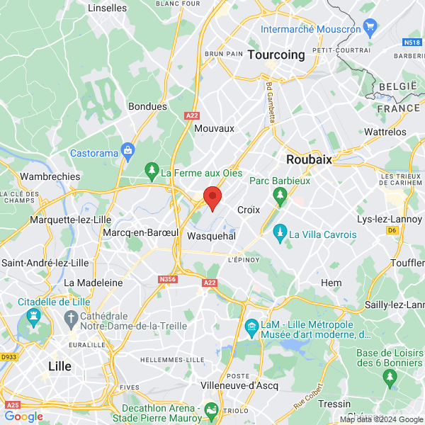 Wasquehal - Google map