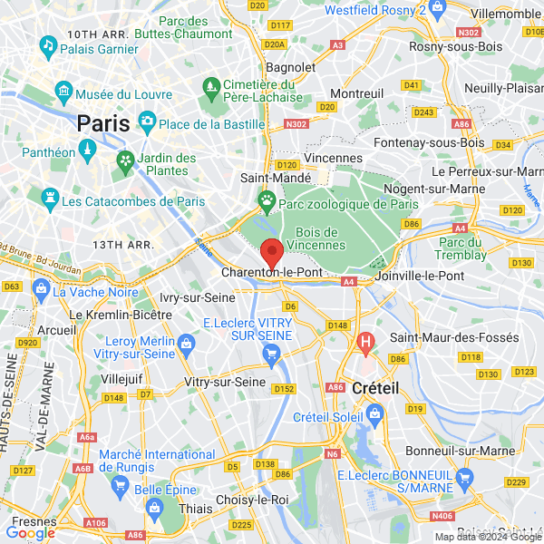 Charenton-le-Pont - Google map