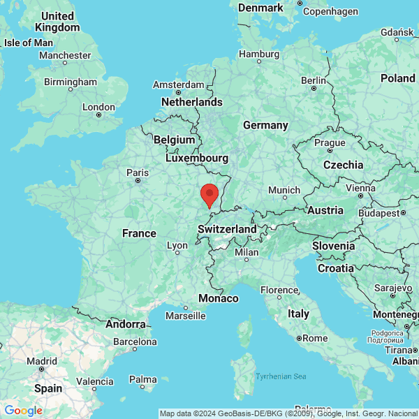 Territoire de Belfort - Google map