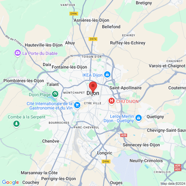 Dijon - Google map
