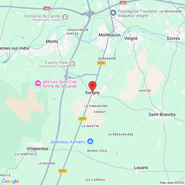 Sorigny - Google map