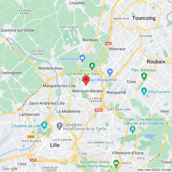 Marcq-en-Baroeul - Google map