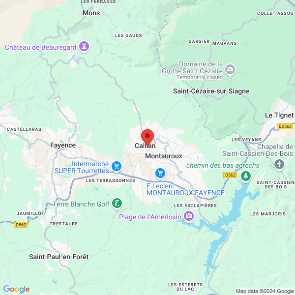 Callian - Google map