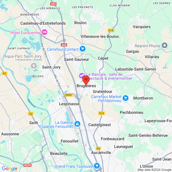 Bruguières - Google map