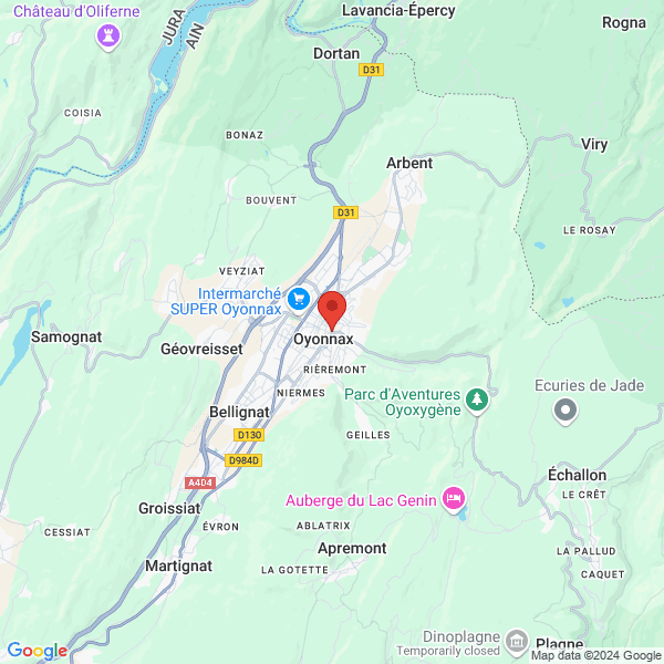 Oyonnax - Google map