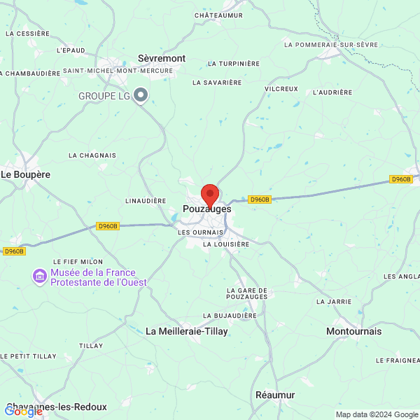 Pouzauges - Google map