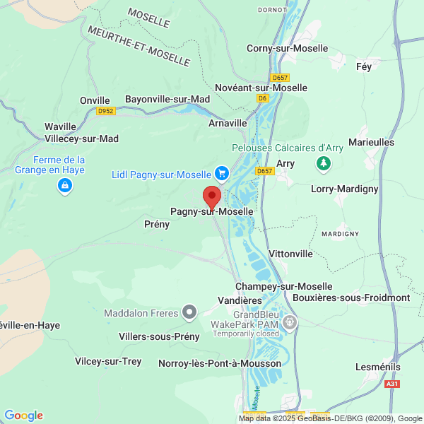 Pagny-sur-Moselle - Google map